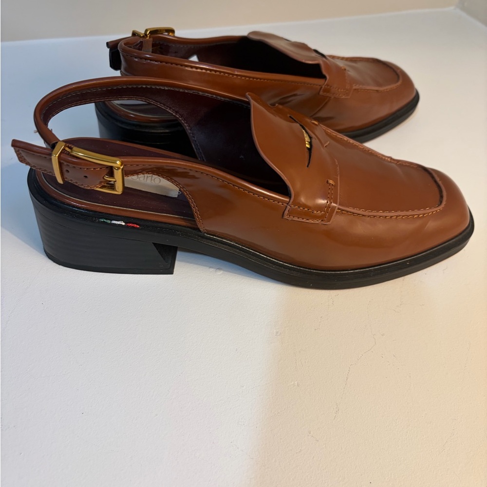 Franco Sarto cognac Giada Slingback loafer